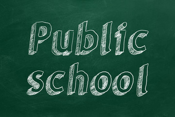 Obraz premium Public school