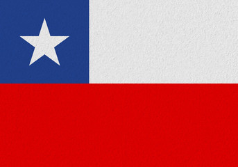 Chile paper flag