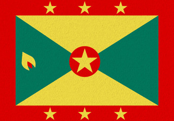 Grenada paper flag