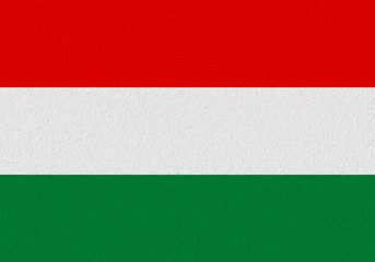 hungary paper flag