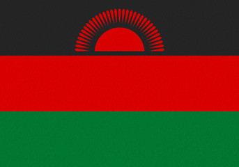 Obraz premium Malawi paper flag