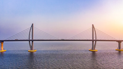 Fototapeta na wymiar Hong Kong-Zhuhai-Macao Bridge