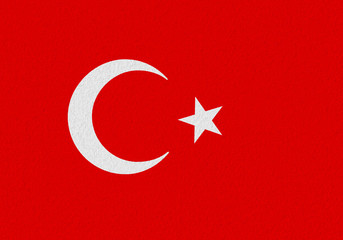 Turkey paper flag
