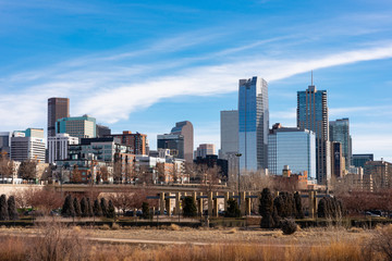 Fototapeta premium Stadtpanorama von Denver