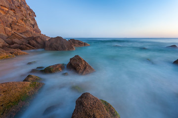 Seascape at sunset - Redhead Beach - Newcastle NSW Australia