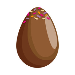 egg painted happy easter icon