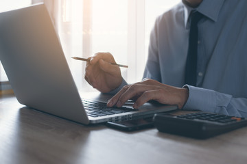 Businessman working