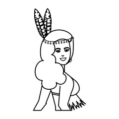 beautiful brazilian garota character