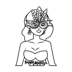 beautiful brazilian garota character