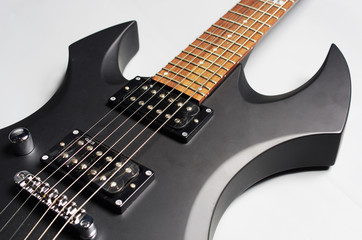 Fototapeta na wymiar Electric guitar Close-up