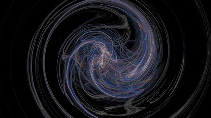 Fantasy chaotic colorful fractal pattern. Abstract fractal shapes. 3D rendering illustration background or wallpaper