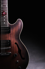 Electric guitar Close-up