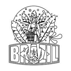 brazilian male dancer with brazil label