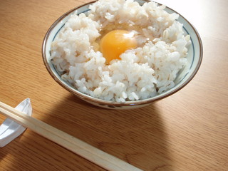 いただきます ～ 卵かけ麦ごはん