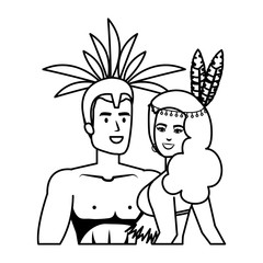 brazilian dancers couple characters