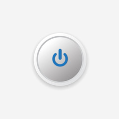 Vector illustration of power button