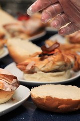 Como se faz o melhor hambúrguer sanduíche x-burger salada