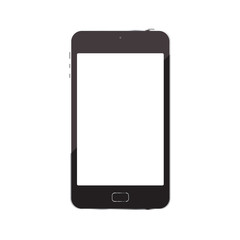 smartphone isolated on white background