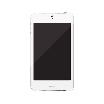 smartphone isolated on white background