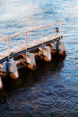 Fototapeta premium Wooden Walkway Into The Intercoastal Waterway
