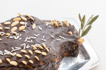 Chocolate Easter Dove homemade