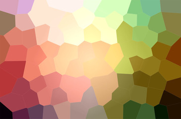 Fototapeta na wymiar Abstract illustration of green, orange Big Hexagon background