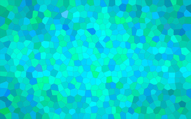 Abstract illustration of sea seprent  bright Small Hexagon background, digitally generated.