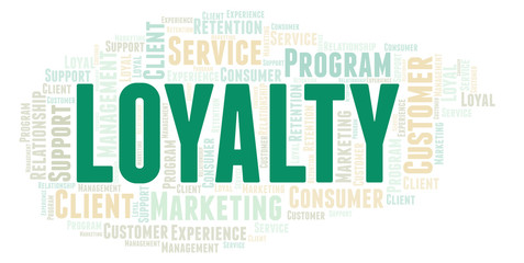 Loyalty word cloud.