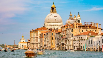 Obraz na płótnie Canvas Italy beauty, cathedral Santa Maria della Salute in Venice, Venezia