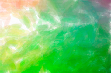 Fototapeta na wymiar Abstract illustration of green, yellow Watercolor background