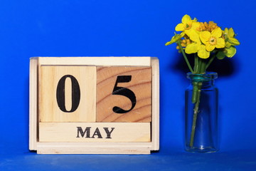 五月のカレンダー