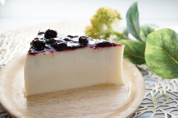 ブルーベリーチーズケーキ