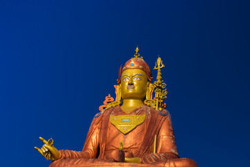 Statue of Gautam Buddha in a Monastery in Sikkim