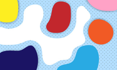 Fluid color covers set. Colorful bubble shapes with gradients. Trendy design. Eps10 vector. - Vector