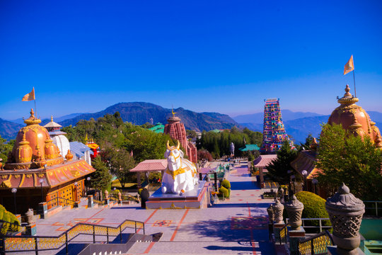 Chardham Hindu Temple, Namchi, Sikkim, India 