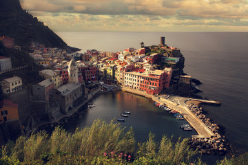 Fototapeta premium Vernazza from Above