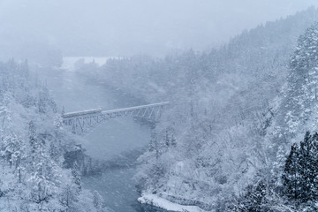 日本の絶景「第一只見線橋梁」