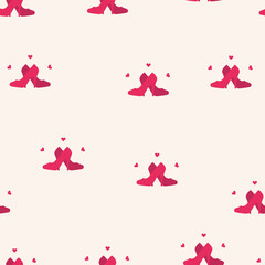 Seamless pattern for Women's Day. Vector