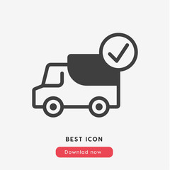 delivery service icon vector
