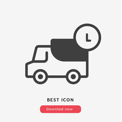 delivery service icon vector