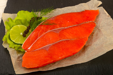 Salted salmon