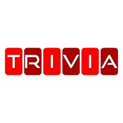 Trivia icon, logo or sign