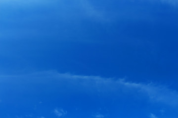 Obraz premium Blue sky with white clouds beautiful background.