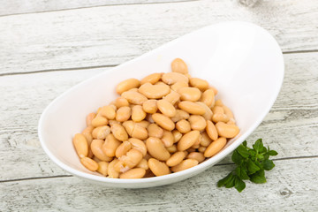 Baked white bean