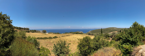 Panoramic landscape view from Ambarseki.