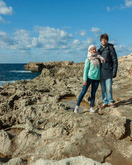 Dwejra, Gozo Island, Malta in winter.