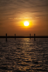 Abendsonne &uuml;ber der K&uuml;ste