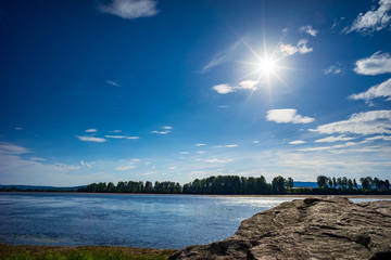 Fluss Glomma in Norgwegen