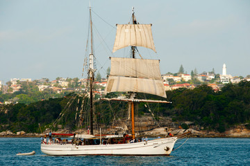 Fototapeta premium Old Wooden Sailboat