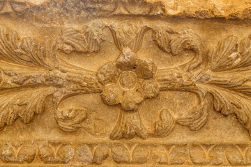 Detail of the Byzantine church ruins in El Kef, Tunisia